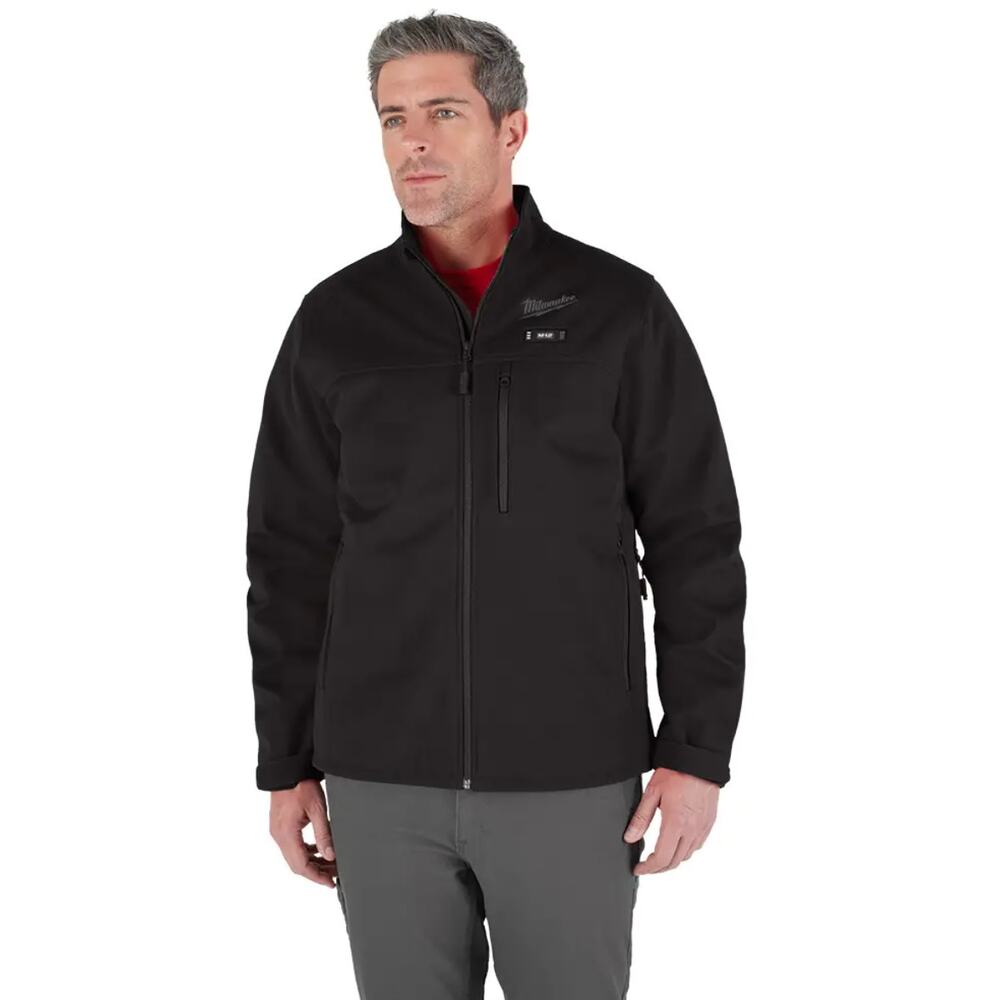 Milwaukee M12 Heated Toughshell Jacket Black XL Full Zip No Battery